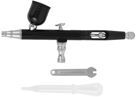 Yuecoom Pistola Pulverizadora Neumática, Aerógrafo De Doble Acción, Pistola Pulverizadora Neumática, Herramienta De Pulverización para Pintura De Uñas Y Tatuajes