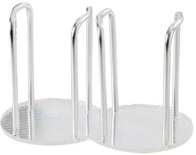 predolo Portabicchieri e coperchi Portabicchieri di carta Portaoggetti Portaoggetti Coperchio per tazze Organizzatore di stoccaggio Dispenser per bicchieri di, doppio argento