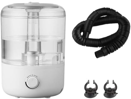 F Fityle Luftbefeuchter für Reptilien, Top Fill Reptile Fog, professioneller Terrarien-Luftbefeuchter 4L für Amphibien, Chamäleons und Bartagame, Einzelrohr