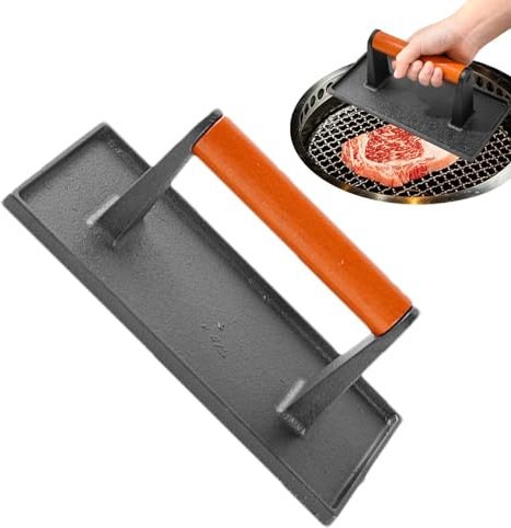 Stainless Steel Smash Press | Smash Meat Press | Burger Smash Press | Patty Smash Press | Cast Iron Smash Press | Heavy Duty Cast Iron Burger Press Kit | Cast Iron Smash Press | Commercial Smash Press