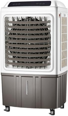 Enfriador Evaporativo De Pantano, Enfriador De Aire Portátil con Rueda Universal, Tanque De Agua Grande, 3 Velocidades De Viento para Uso En Interiores Y Exteriores
