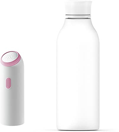 Bidet de voyage portable rechargeable de 400 ml – Mini pulvérisateur personnel portatif pour un nettoyage hygiénique, 4 modes IPX7, étanche sans BPA, rose