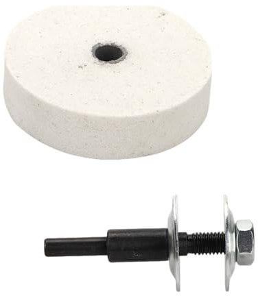 Disco abrasivo per lucidatura con mola da 75 mm e 3 pollici, pietra abrasiva per smerigliatrice da banco in ceramica per metallo, utensile rotante, set C