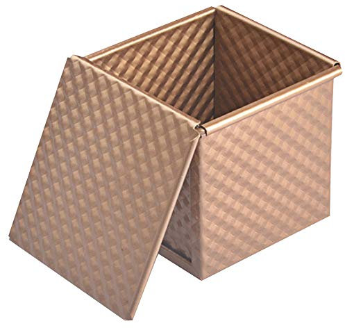 Persistence Loaf Tin for Baking,Carbon Steel Non-Stick Toast Box, Bread Toast Mold with Cover,for Toast/Sandwich/Cake Mould