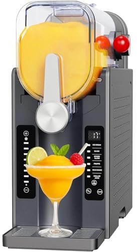 GAYAYAS Macchina per Granite per la casa con Display a LED, Non Richiede Ghiaccio, Macchina per Gelato Soft, per Granite, Margarita, frullati, frappé, Milkshake e Altro Ancora.