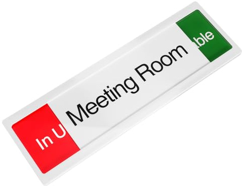 Cartello Indicatore Privacy in Design Scorrevole per Sala Riunioni Brillanti e Resistente All per Ufficio e Conferenze