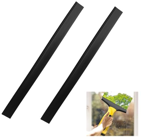 2 Stück Abziehlippen,Gummilippe 280mm für Kärcher Fenstersauger,Akku-Fenstersauger,Geeignet für alle Glatten Oberflächen,Fensterreiniger Abziehlippe Ersatzteile,Ersatzlippe,Reinigen Ohne Wasserflecken