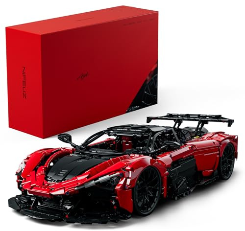 Nifeliz ASIL Sports Car Building Set, 1:8 Scale Advanced Collectible Car Model Set for Adults, Display Gift for Racing Fans (4099 PCS, NF10293)