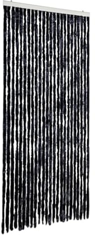 vidaXL Fly Curtain Anthracite 100x200 cm Chenille