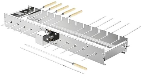 Giraspiedi elettrico Giraspiedi Per Barbecue Regolabile In Larghezza Con