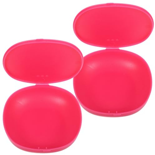 Healvian 2 Pz Caso Silicone Sterilizzatore Titolare Periodo Cup Storage Case Mestruale Disco Cleaner per Viaggi Rosa