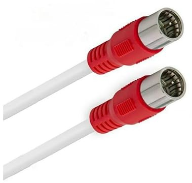 AC-Sat-Corner Vodafone Station Router Netzwerk Anschlusskabel Deluxe Premium Vollkupfer Kabel 8K Schnellstecker Rot 1,5 Meter