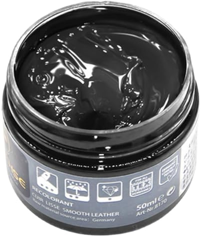 Crema Di Colore In Pelle - Balsamo Di Riparazione Nutriente, Gel Lucido | Rinfrescante Colori Intensivi Per Il Divano Sedile Giacca Borsa Sgabello Mobili Scarpe Restauro Soluto, Grigio scuro., Se