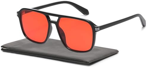 Musivon Gaming Glasses Women Men - UV400 Protection Blue Light Blocking Glasses for Eye Strain