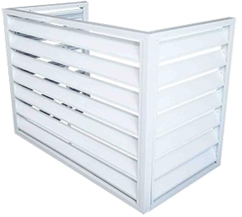 Copertura per unità AC da esterno con riduzione del rumore, resistente alle intemperie, protegge il condizionatore d'aria dai detriti, accessorio esterno per casa e giardino