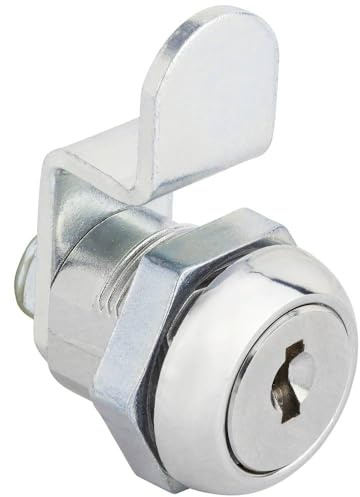 BURG-WÄCHTER, Cylindre de Rechange de Serrure pour Boîtes aux Lettres, pour épaisseur de 1 à 2 mm, 1 Pièce, Chromé, ZBK 72.SB