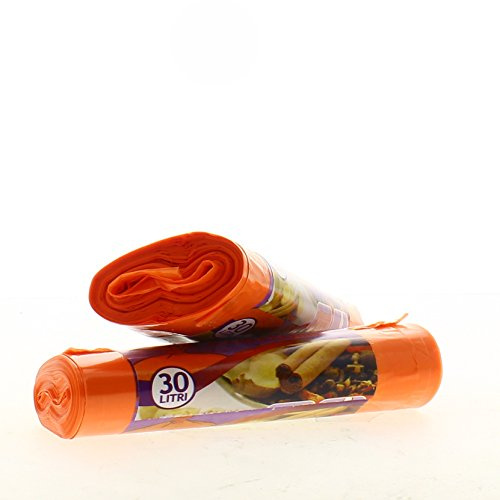 Frio Sac poubelle C/MAN épices 30 l – [Lot de 6]
