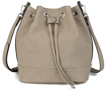 AFKOMST Beuteltasche Damen,Leicht Schultertasche Damen Gross und Sanft Handtasche mit 2 Schulterriemen
