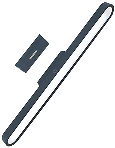 OriFiil Lampada da Tavolo Senza Fili, Lampada da Scrivania a LED Magnetica, Ricaricabile USB, 3 Colore Modalità, Luce Notturna Dimmerabile per Lettura, Studio, Lavorare, Armadio (Verde)