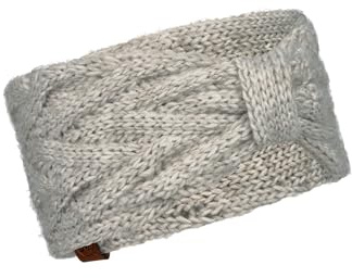 Buff Knitted Headband Crimson Red