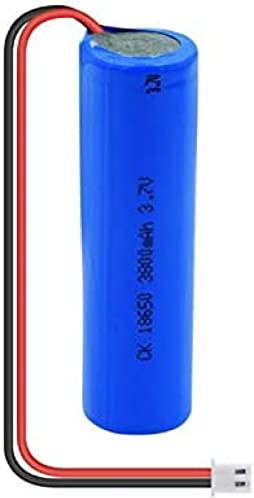 3.7v 3800mah 18650 Li Ion Battery, Rechargeable Battery With Xh 2p Plug + Diy Cable
