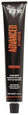 Tahe Advanced Barber Champú Reductor de Canas Progressive de efecto progresivo, 100 ml