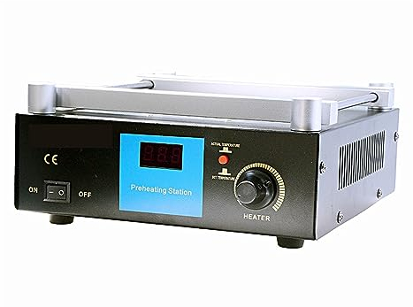 Soldering Hot Plate, Digital Infrared Preheating Station 853A Lead-Free Preheat Rework Station Motherboard BGA Soldering Station for SMT Repair for Electronic Repair Lab, Rework Heater Lab