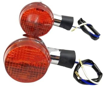 Moto Intermitentes Luces para ho&nda Magna 250 750 Shadow 400 750 Steed VLX 400 600 1100 DLX VTX1300 180 Luces de señalización de señal de Delanteras y traseras de Motocicleta,