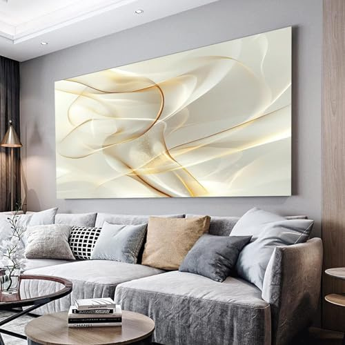 Cuadros decorativos para salón, moderno, a rayas, 80 x 160 cm, lienzo para dormitorio, cocina, impresión artística, arte grande, XXL, decoración de pared, lienzo