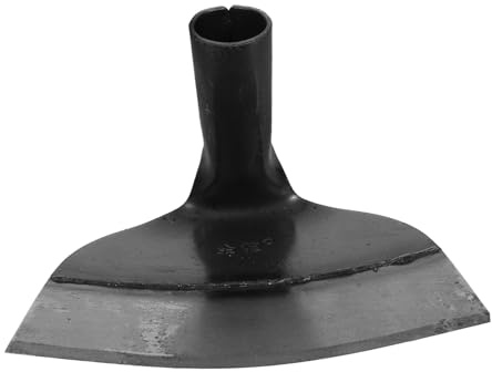 Milisten Azada Pequeña De Mano para Jardinería y Deshierbe, Herramienta Agrícola De Manganeso 21 Cm, Pieza Resistente para Labrar Tierra y Plantar Huertos Domésticos
