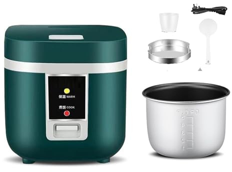 Cuociriso (1,2/1,6 l) Piccola pentola Multifunzionale per casa/dormitorio, Isolamento Termico Automatico per 1-3 Persone, 220-240 V (1,6 l)
