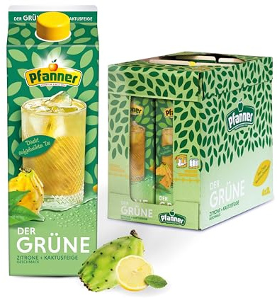 Pfanner il verde limone-fichi di cactus, 6 pacchetto (6 x 2 L)