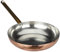 Pentole Agnelli Linea Rame Padella Saltare con Manico in Rame Liscio, Marrone, 32 cm