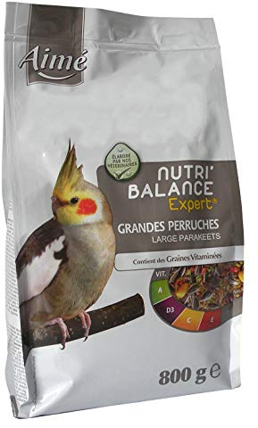 Aime Comida nutri' Balance Expert para Grandes periquitos 800 G