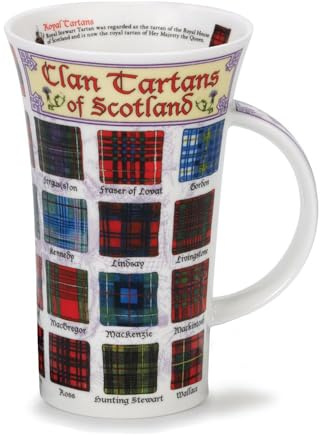 Dunoon Glencoe Tasse en porcelaine anglaise Motif Clan Tartans of Scotland
