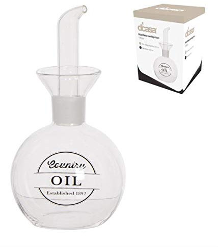 Deco Line Ölspender mit Tropfschutz Country Oil, Glas, 300 ml 15 cm