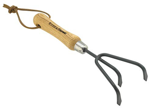 Kent & Stowe Carbon Steel Hand 3 Prong Cultivator