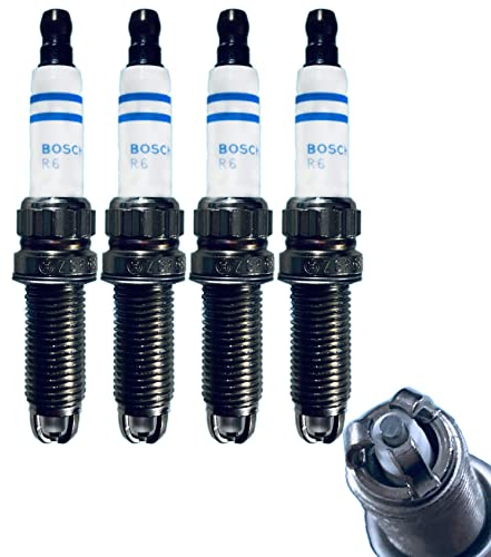 4x BOSCH 0242140560 ZGR6STE2W Zündkerze für BMW E81-88 3er E90-93 E60 E61 N43
