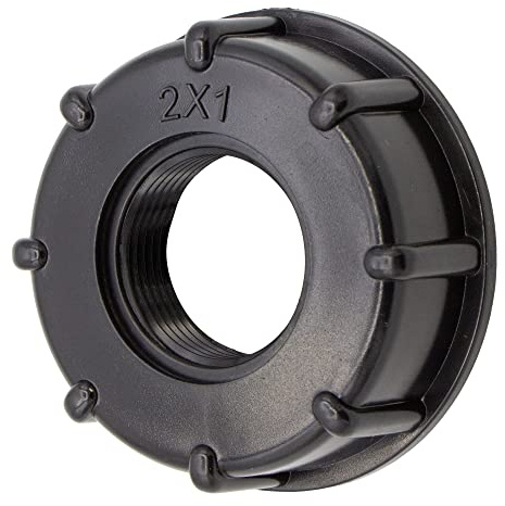 VARIOSAN IBC Adapter Kappe 14504, S60x6, 1 Innengewinde, Kunststoff, schwarz