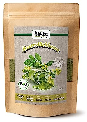 Biojoy BIO-Moringa Pulver (250 g), gemahlene Blätter, Moringa Blattpulver für Tee oder Smoothie (Moringa oleifera Lam.)