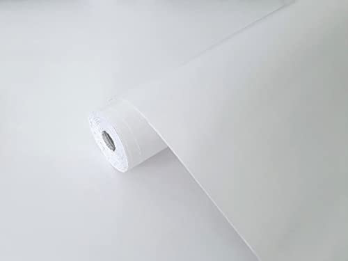 DIMEX Film adhésif uni blanc brillant pour meubles - Film décoratif pour porte, cuisine, armoire, table - 67,5 cm x 1 m