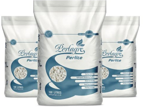 Premium Perlite for Plants with Natural Mineral – Perlite Potting Mix to Help Improve Compost Soil for Heavy Roots Perlite Potting Mix for Rooting, Cutting & Potting (1 Litre)