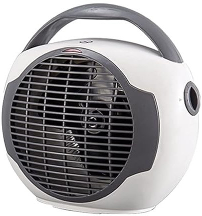Virsus Termoventilatore Sun portatile 1000-2000 watt 2848, misura 24x14x21 cm, basso consumo, 2 livelli di potenza, scaldino elettrico scaldabagno con funzione Caldo e Freddo, Vari Colori (bianco)