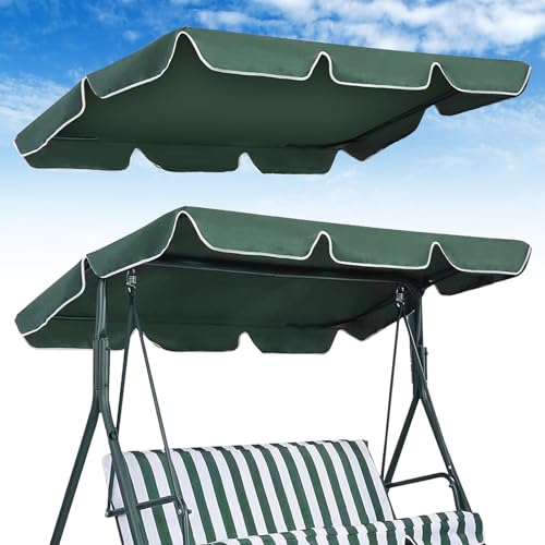 MEYAGOT Hollywoodgunga Reservtak - Universellt Soltak för Hollywoodgunga Takräcke 195 x 125 x 15 cm (Grön)