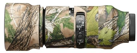 easyCover - Lens Protection Camouflage Cover - Objektivschutz - Geeignet für Sigma 100-400mm f5-6.3 Contemporary DG DN OS (for Sony FE and L mounts) - True Timber HTC Camouflage