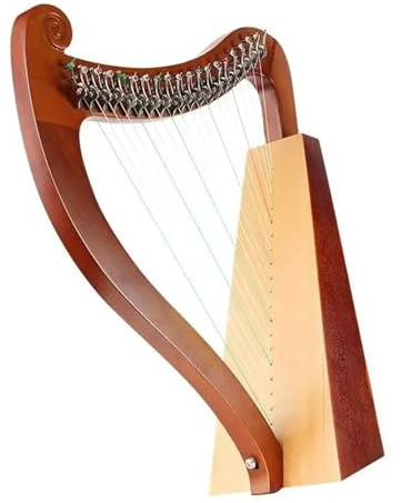 Anfänger harfe Professionelle Musikinstrumente Percussion Holzharfe 19 Saiten Harfe
