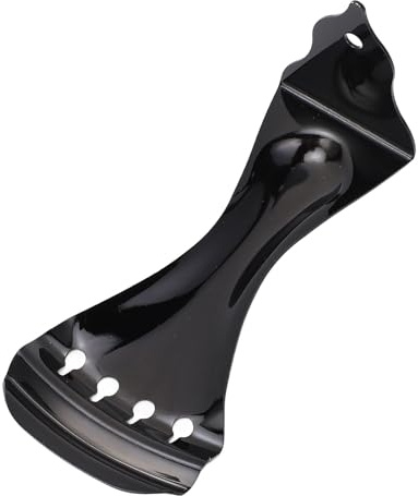Legierungs-Gitarren-Saitenhalter, 4-saitiger Resonator-Saitenhalter-Ersatz, für Holz- oder Stahlgitarren, Schwarz