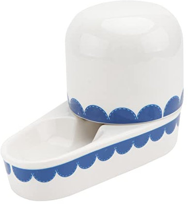 HANABASS 1pc Creative Ceramic Waterbowl Pet Drinking Fountain Smooth Leak Design for Home Use for and Animals