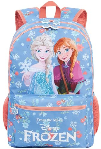 Get Trend Disney Frozen Grande Mochila Niña, Elsa y Anna, 46 cm Mochila Escolar, para Deporte, Viaje y Ocio, Ajustable, Idea de Regalo Niña (Multi Frozen)