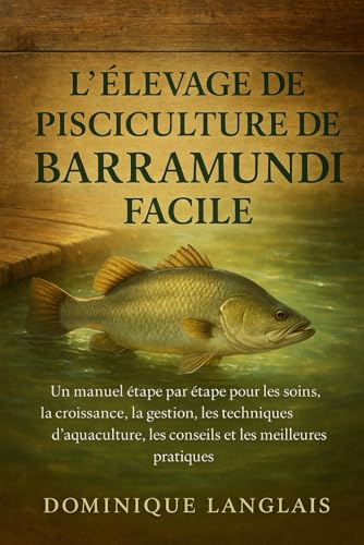 L'ÉLEVAGE DE PISCICULTURE DE BARRAMUNDI FACILE: Un manuel étape par étape pour les soins, la croissance, la gestion , les techniques d'aquaculture, les conseils et les meilleures pratiques